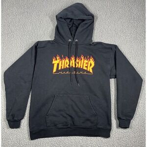 THRASHER MAGAZINE SAN FRANCISCO Flame logo HOODIE SWEATSHIRT MEN'S S Skateboard